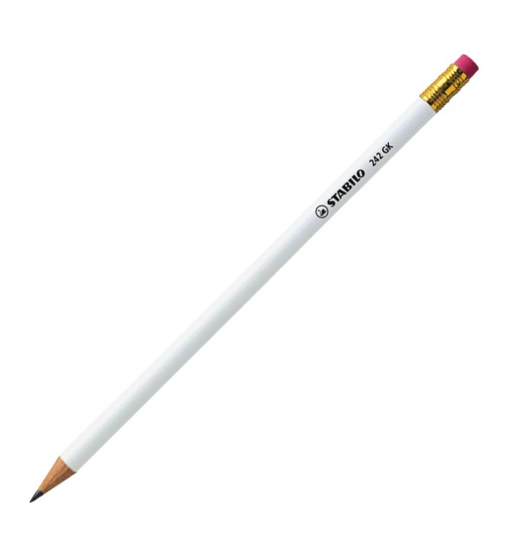  STABILO crayon graphite noir avec bout gomme